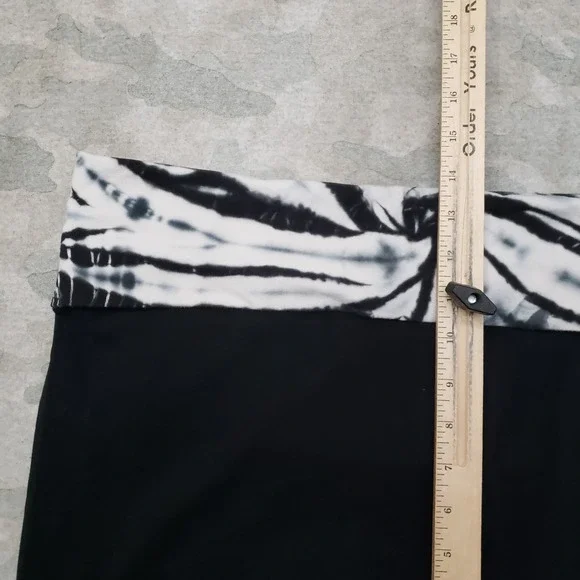 Hard Tail Forever Pants Womens 3X Black Pull On Wide Leg - Picture 5 of 10